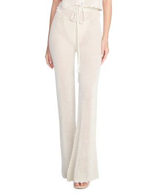 Raffa Ivory Scalloped Cover Up Pants