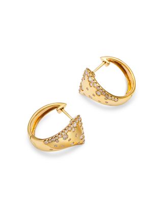 Diamond Earrings in 14K Yellow Gold, 0.70 tcw