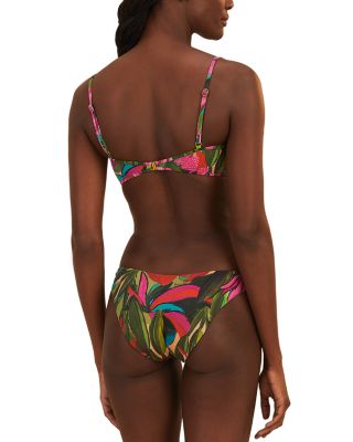 Jardin De Reve Floral Print Bikini Top