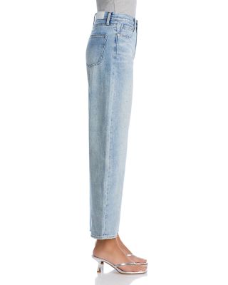 Wes High Rise Barrel Jeans in Glitz