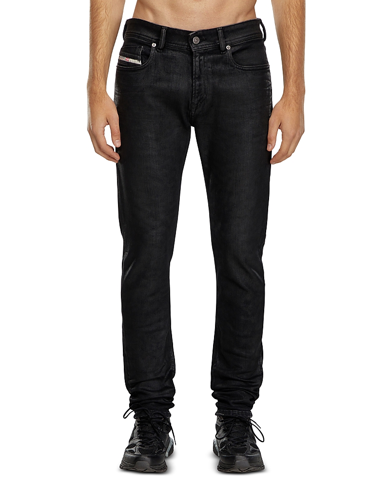 Diesel 1979 Sleenker Skinny Fit Stretch Jeans in Black Denim
