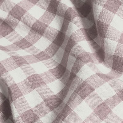  Gingham Linen Blend Euro Sham