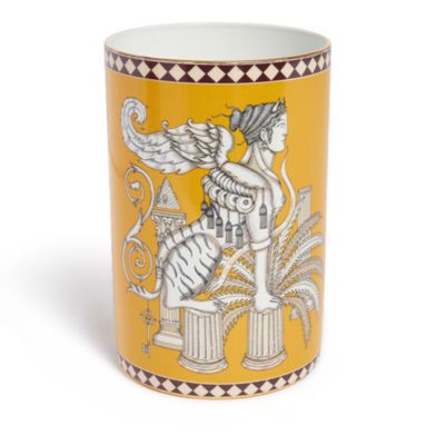 Sphynx Saffron Pillar Vase