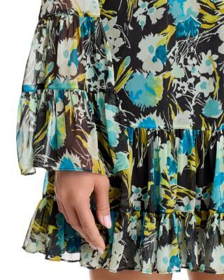 Tossed Floral Lyra Dress