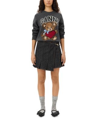 Graphic Bear Pullover Sweater