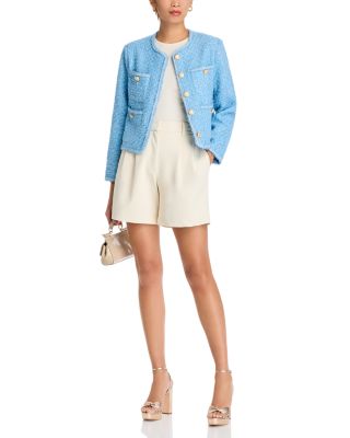 Tweed Collarless Jacket - Exclusive