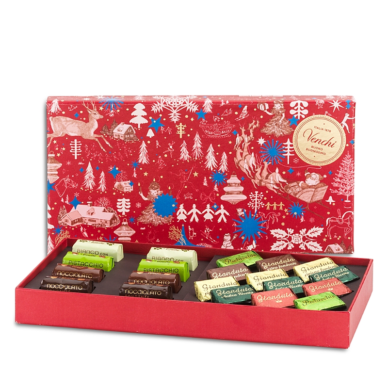 Venchi Christmas 2024 Anna Higgie Large Gift Box, 24 piece