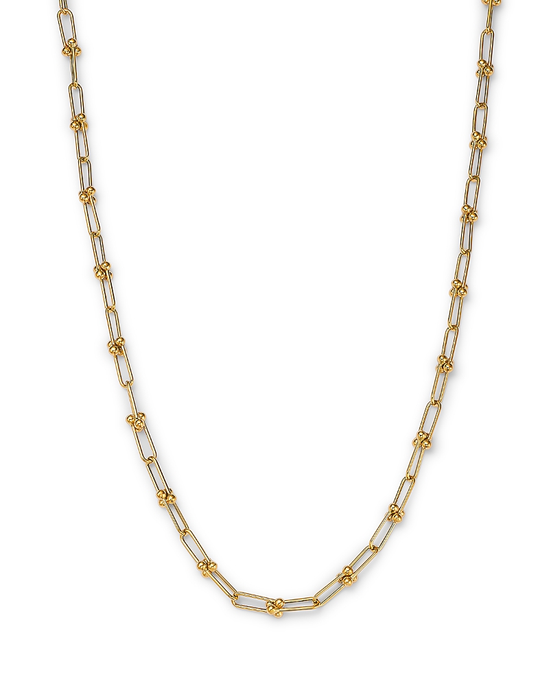 Bloomingdale's Fine Collection Jax Paperclip Link Chain Necklace In 14k Yellow Gold, 18 In Gold
