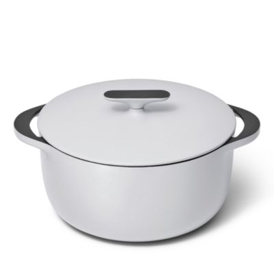 Enameled Cast Iron 6.5 Qt Dutch Oven with Flat Lid