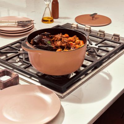 Enameled Cast Iron 6.5 Qt Dutch Oven with Flat Lid