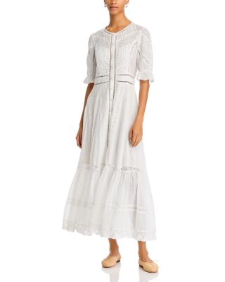 LoveShackFancy - Jovina Lace Trim Dress
