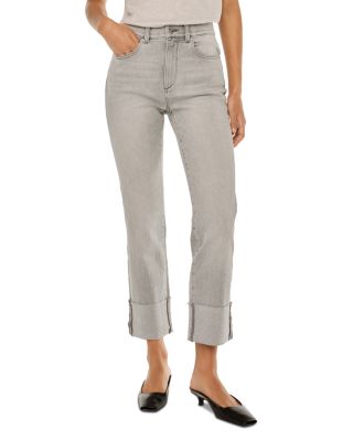 DL1961 - Patti High Rise Ankle Straight Jeans in Light Smoke