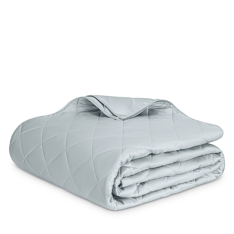 Matouk Nocturne King Quilt In Pool