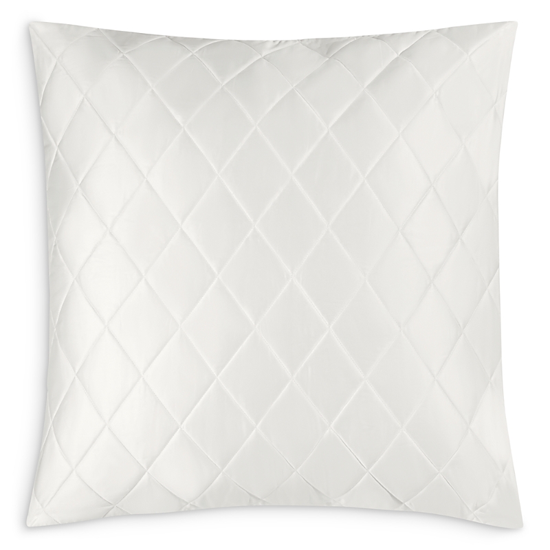Matouk Nocturne Sateen Quilted Oversized Euro Sham In Bone