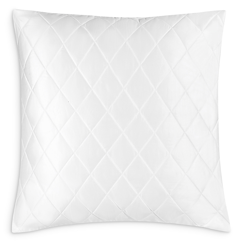Matouk Nocturne Sateen Quilted Oversized Euro Sham In White