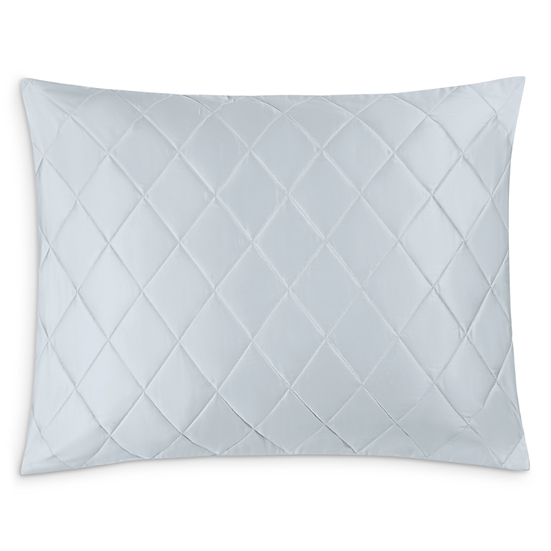 Matouk Nocturne Sateen Quilted King Sham In Pool
