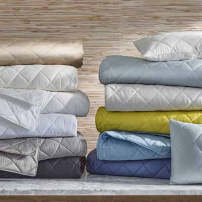 Matouk - Nocturne Sateen Quilted Bedding Collection
