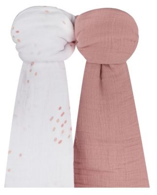 Unisex Cotton Muslin Swaddle Blanket 2 Pack - Baby