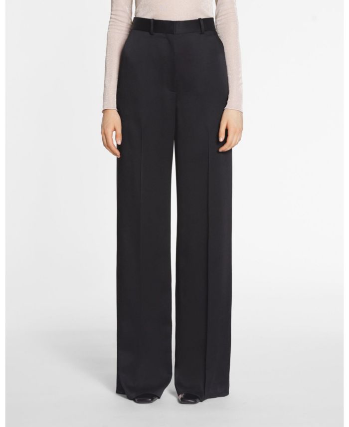 Wide-Leg Tailored Pants