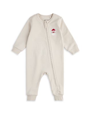 FIRSTS by petit lem - Unisex Santa Fleece Coverall - Baby