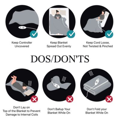 Plush Heated Throw, 60&amp;quot; x 70&amp;quot;