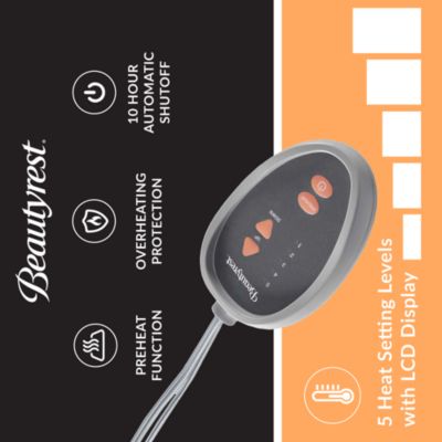 Heated Microfiber Mattress Pad with 3M Scotchgard, Twin