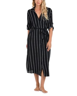 La Blanca - City Lights Button Front Cover Up Dress