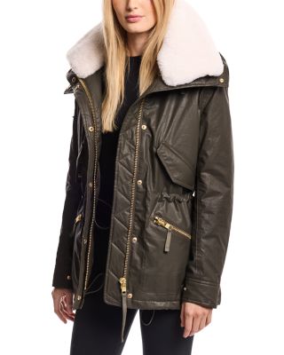 Devon Shearling Trim Parka