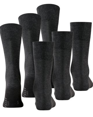 Tiago Cotton Blend Solid Crew Socks, Pack of 3