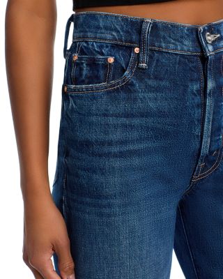 The Rambler High Rise Ankle Straight Jeans in Well Stacked
