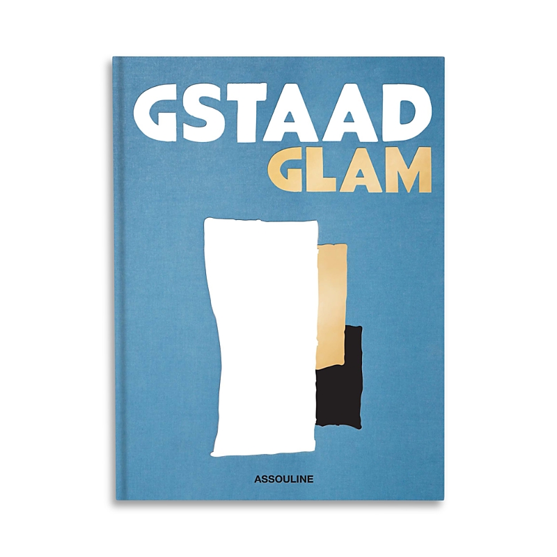 Assouline Publishing Gstaad Glam Book In Blue