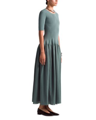Maisie Pleated Maxi Dress