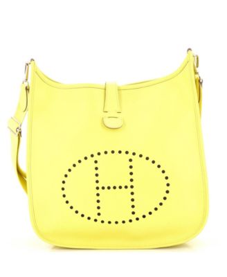 Pre-Owned Hermes Gm Evelyne Bag Gen Iii Epsom