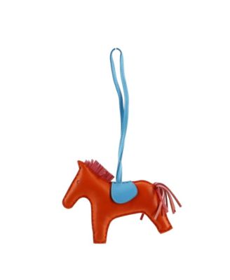 Pre-Owned Hermes Mm GriGri Rodeo Bag Charm Leather