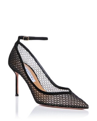 Aquazzura - Women's Asha 85 Mesh Pumps