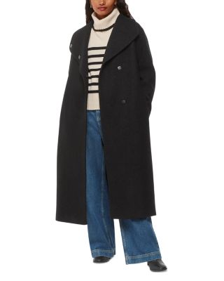 Petite Morgan Funnel Neck Wool Coat