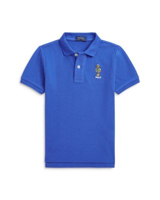 Ralph Lauren - Boys' Polo Bear Cotton Mesh Polo Shirt - Little Kid, Big Kid