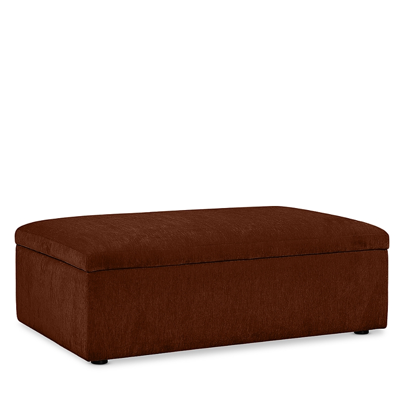 Bloomingdale's Auburn Large Rectangle Storage Ottoman, In Fabric In Amici Oyster