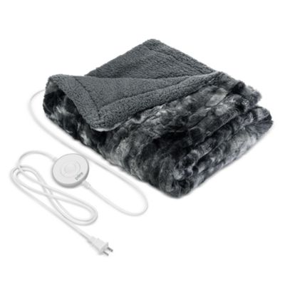PureRadiance Luxury Heated Throw Blanket, 50" x 60"