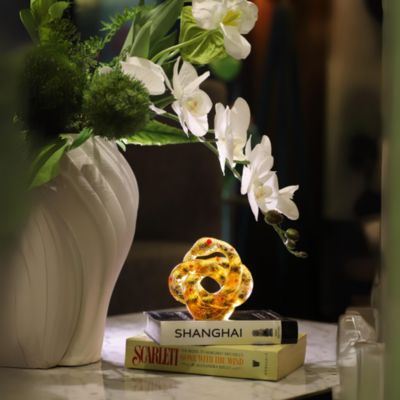 Shifting Winds of Fate Crystal 2025 Snake Figure