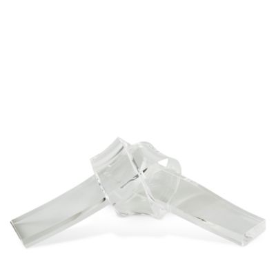 Lucite Bow Decorative Piece