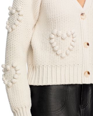 Heart Pom Cardigan - Exclusive