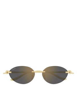 Panthère Classic Oval Sunglasses, 58mm