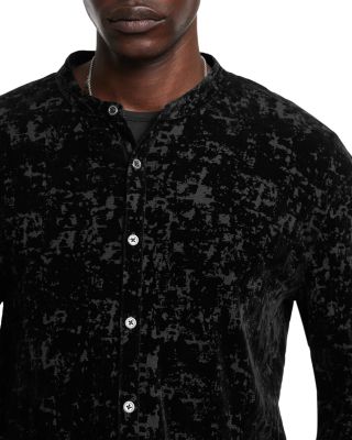 Valencia Regular Fit Velour Burnout Shirt