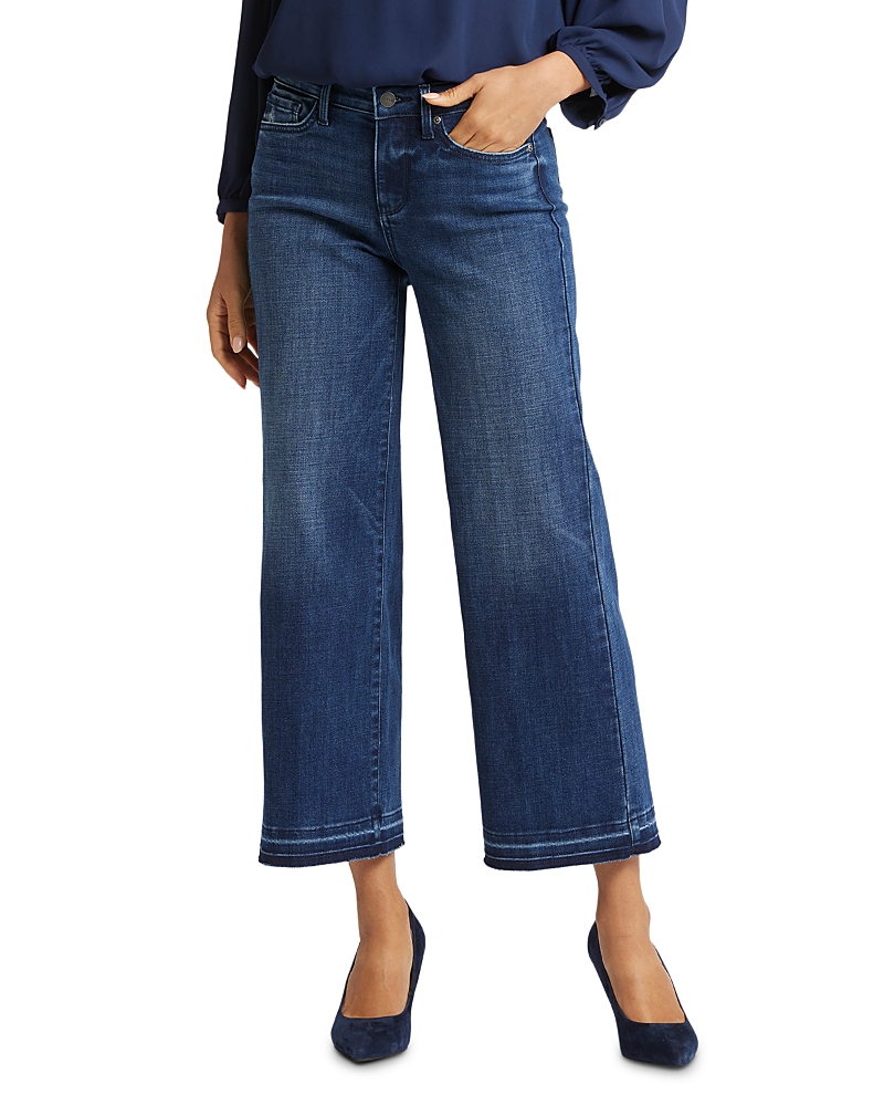 Nydj Teresa Wide Leg Ankle Jeans in Moonlight