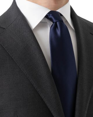 Solid Satin Silk Tie