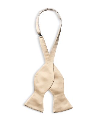 Satin Self Tied Bow Tie