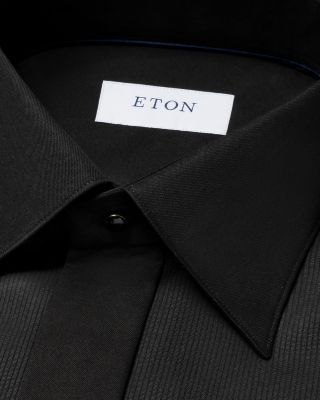 Slim Fit Pliss&eacute; Bib Formal Shirt