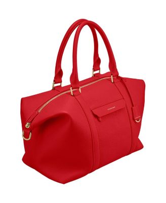 Large Leather Weekender Bag