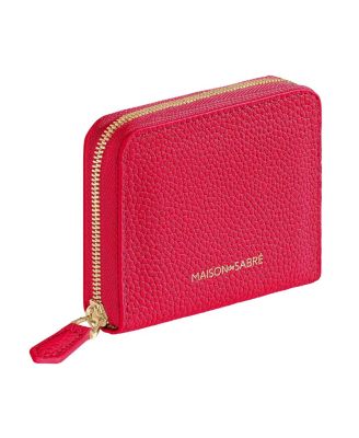 Small Leather Zip Wallet